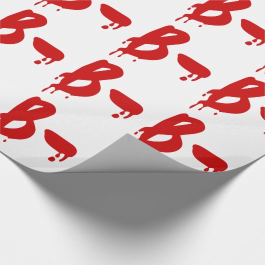 Bloedgroep B - Negatief #Horror ziekenhuis Cadeaupapier (Hoek)