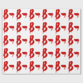 Bloedgroep B - Negatief #Horror ziekenhuis Cadeaupapier (Vlak)