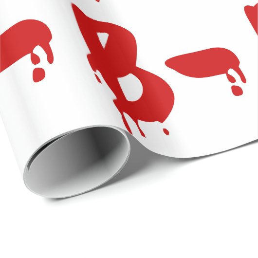 Bloedgroep B - Negatief #Horror ziekenhuis Cadeaupapier (Rol Hoek)