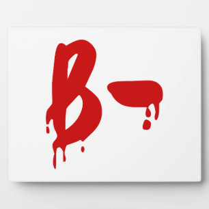 Bloedgroep B - Negatief #Horror ziekenhuis Fotoplaat