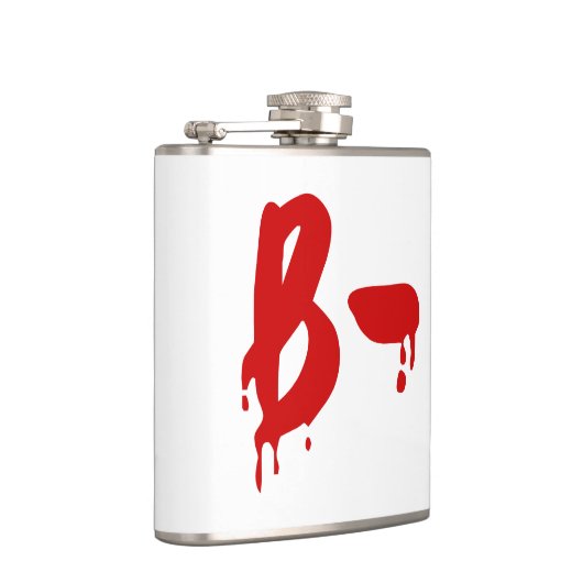 Bloedgroep B - Negatief #Horror ziekenhuis Heupfles (Rechts)