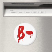 Bloedgroep B - Negatief #Horror ziekenhuis Magneet (Insitu (Vaatwasser))