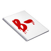 Bloedgroep B- Negatief #Horror Ziekenhuis Notitieboek (Rechterzijde)