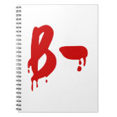 Bloedgroep B- Negatief #Horror Ziekenhuis Notitieboek (Voorkant)