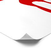 Bloedgroep B - Negatief #Horror ziekenhuis Poster (Hoek)