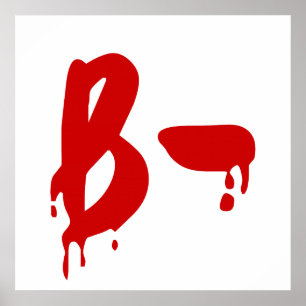 Bloedgroep B - Negatief #Horror ziekenhuis Poster