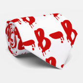 Bloedgroep B - Negatief #Horror ziekenhuis Stropdas (Opgerold)