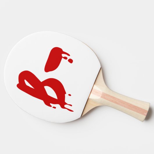 Bloedgroep B - Negatief #Horror ziekenhuis Tafeltennisbatje (Zijkant)