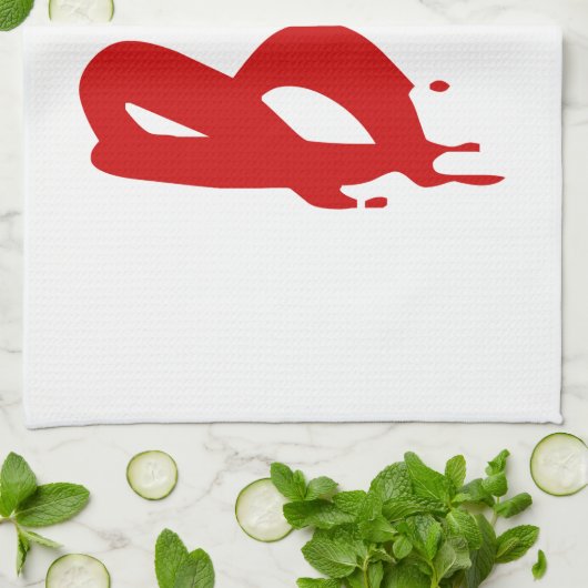 Bloedgroep B - Negatief #Horror ziekenhuis Theedoek (Gevouwen)