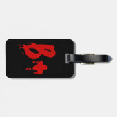 Bloedgroep B+ Positief #Horror Hospital Bagagelabel (Achterkant horizontaal)