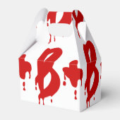 Bloedgroep B+ Positief #Horror Hospital Bedankdoosjes (Achterkant)