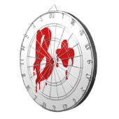 Bloedgroep B+ Positief #Horror Hospital Dartbord (Voorkant Rechts)