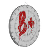 Bloedgroep B+ Positief #Horror Hospital Dartbord (Voorkant Links)