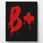 Bloedgroep B+ Positief #Horror Hospital Fotoplaat (Voorkant)