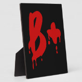 Bloedgroep B+ Positief #Horror Hospital Fotoplaat (Zijkant)