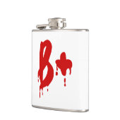 Bloedgroep B+ Positief #Horror Hospital Heupfles (Links)