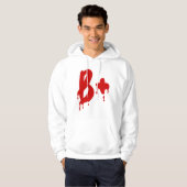 Bloedgroep B+ Positief #Horror Hospital Hoodie (Voorkant volledig)