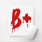 Bloedgroep B+ Positief #Horror Hospital Muismat (Met muis)