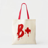 Bloedgroep B+ Positief #Horror Hospital Tote Bag (Voorkant)