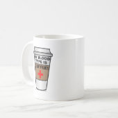 Bloedgroep Koffie Grappige Mok (Voorkant links)