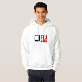 Bloedgroep O Japans Kanji Hoodie (Voorkant volledig)