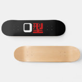 Bloedgroep O Japans Kanji Skateboard (Horizontaal)