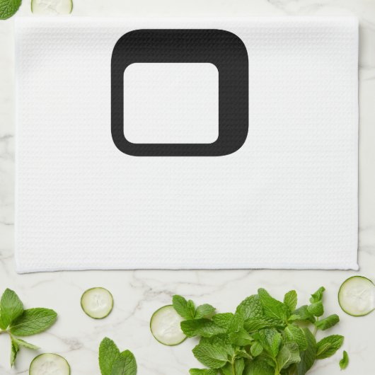 Bloedgroep O Japans Kanji Theedoek (Gevouwen)