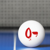 Bloedgroep O- Negatief #Horror Hospital Ping-Pong Pingpongbal (Net)