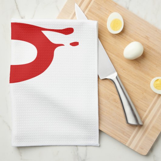 Bloedgroep O- Negatief #Horror ziekenhuis Theedoek (Quarter Fold)