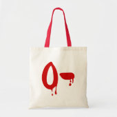 Bloedgroep O- Negatief #Horror ziekenhuis Tote Bag (Voorkant)