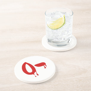 Bloedgroep O- Negatief #Horror ziekenhuis Zandsteen Onderzetter