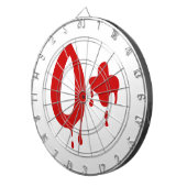 Bloedgroep O+ Positief #Horror Hospital Dartbord (Voorkant Rechts)