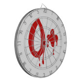 Bloedgroep O+ Positief #Horror Hospital Dartbord (Voorkant Links)