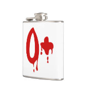 Bloedgroep O+ Positief #Horror Hospital Heupfles (Links)