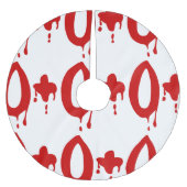 Bloedgroep O+ Positief #Horror Hospital Kerstboom Rok (Voorkant)
