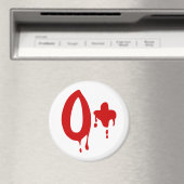 Bloedgroep O+ Positief #Horror Hospital Magneet (Insitu (Vaatwasser))