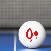 Bloedgroep O+ Positief #Horror Hospital Ping-Pong Pingpongbal (Net)