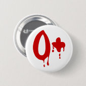 Bloedgroep O+ Positief #Horror Hospital Ronde Button 5,7 Cm (Voorkant /achterkant)