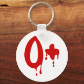 Bloedgroep O+ Positief #Horror Hospital Sleutelhanger (Voorkant)