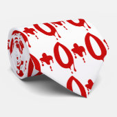 Bloedgroep O+ Positief #Horror Hospital Stropdas (Opgerold)