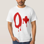 Bloedgroep O+ Positief #Horror Hospital T-shirt (Voorkant)