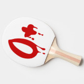 Bloedgroep O+ Positief #Horror Hospital Tafeltennisbatje (Zijkant)