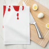 Bloedgroep O+ Positief #Horror Hospital Theedoek (Quarter Fold)