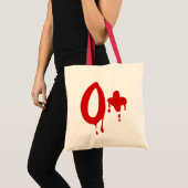 Bloedgroep O+ Positief #Horror Hospital Tote Bag (Voorkant (product))