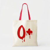 Bloedgroep O+ Positief #Horror Hospital Tote Bag (Voorkant)