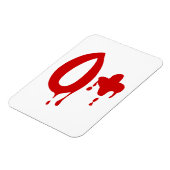 Bloedgroep O+ Positief #Horror Ziekenhuis Magneet (Linkerzijde)