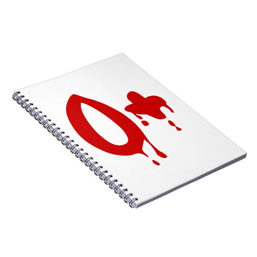 Bloedgroep O+ Positief #Horror Ziekenhuis Notitieboek (Rechterzijde)