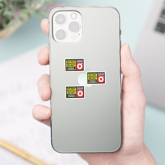 Bloedgroep O Sticker (Telefoon)