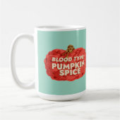 Bloedgroep: Pumpkin Spice Coffee Mok (Links)