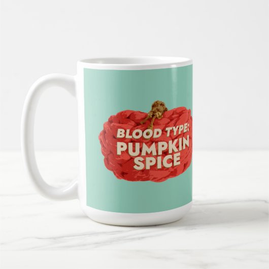 Bloedgroep: Pumpkin Spice Coffee Mok (Links)